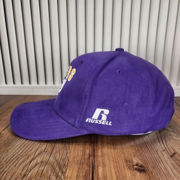 LSU Tigers Baseball Russell Athletic Hat Cap Strapback Purple College Team Sport - Picture 6 of 10